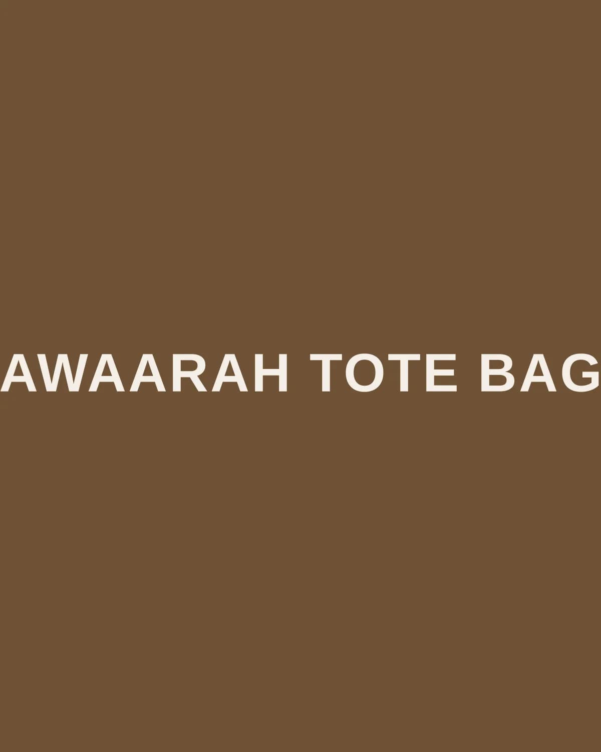 Awaarah Tote Bag