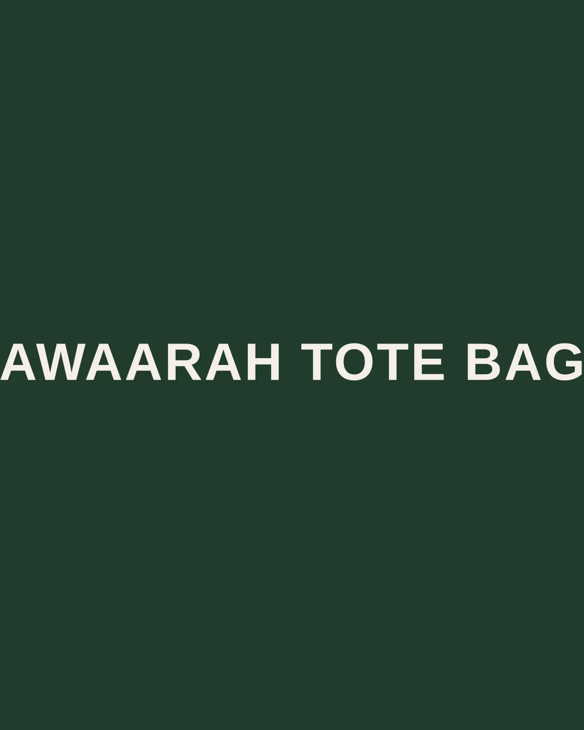 Awaarah Tote Bag